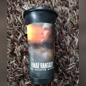 Final Fantasy The Spirits Within Movie Promotional Cup 2001 Rare 7.5 In